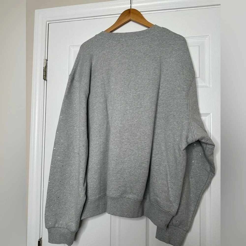 GOOD AMERICAN Zodiac Leo Boyfriend Crewneck Sweatshirt XXL(5)NWT - Picture 5 of 9